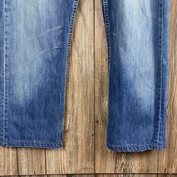 Vintage Levi’s 501 Distressed Denim Jeans 35x28 - Picture 7 of 11